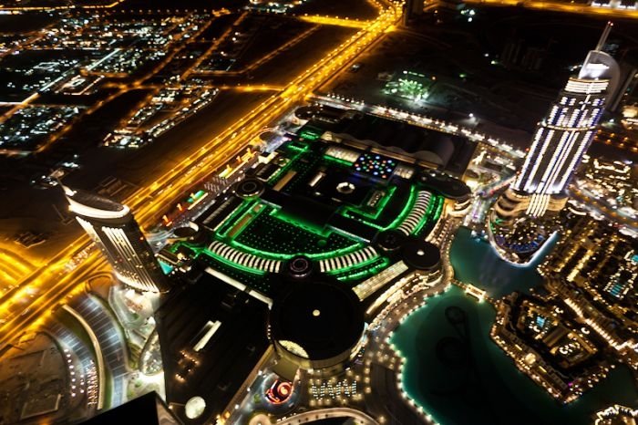 Dubai at night, United Arab Emirates