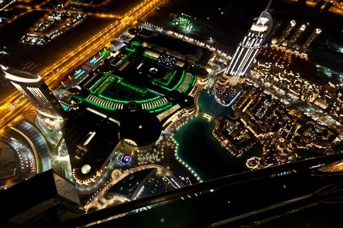 Dubai at night, United Arab Emirates