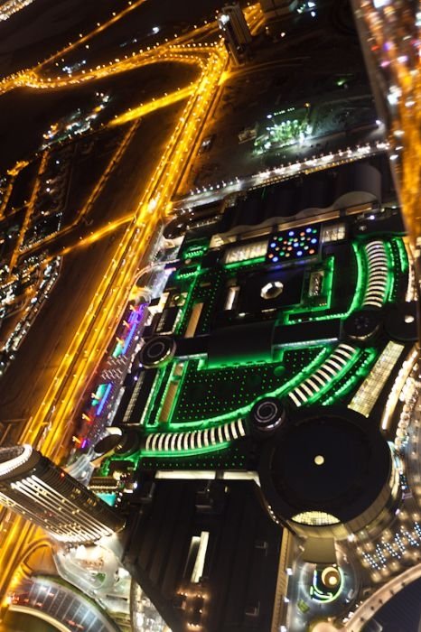 Dubai at night, United Arab Emirates