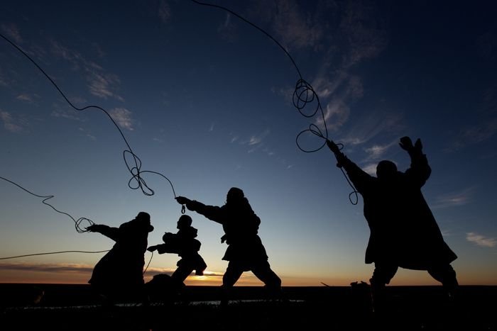 Life of Siberian reindeer herders, Yamal, Russia.