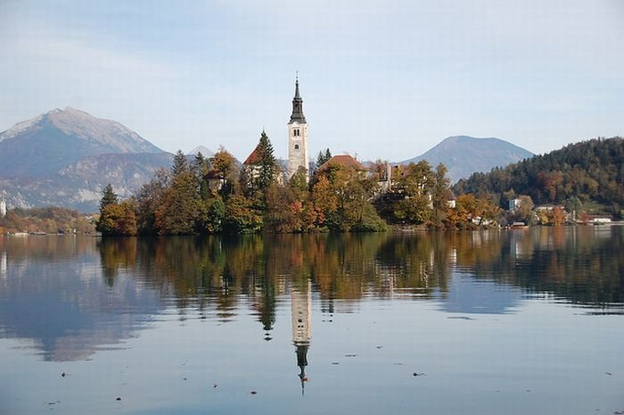 Lake Bled island