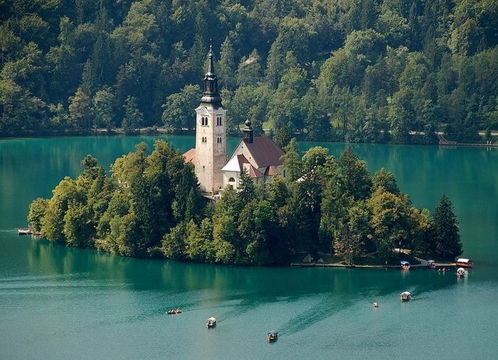 Lake Bled island