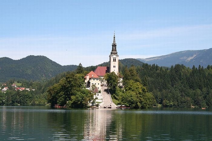 Lake Bled island