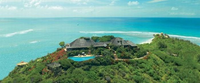 Necker Island, British Virgin Islands owned by Sir Richard Branson