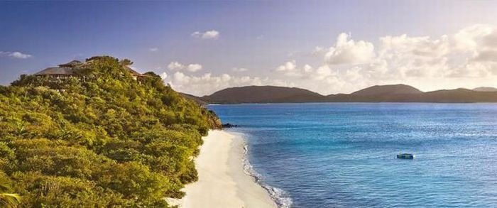Necker Island, British Virgin Islands owned by Sir Richard Branson