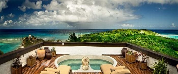 Necker Island, British Virgin Islands owned by Sir Richard Branson