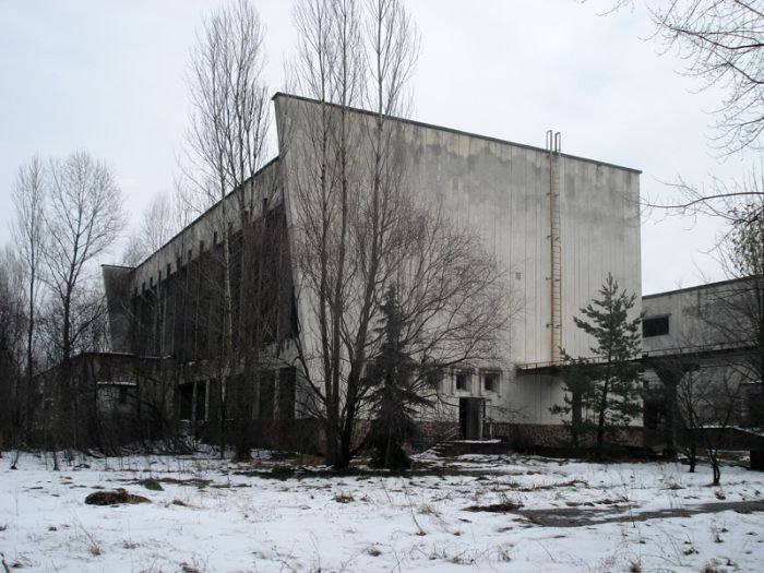 Chernobyl in winter, Pripyat, Kiev Oblast, Ukraine