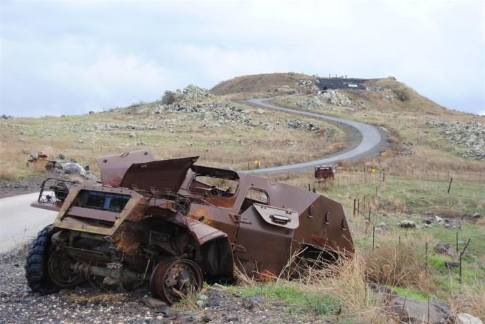 History: Golan Heights military wrecks