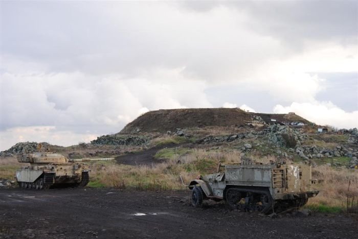 History: Golan Heights military wrecks