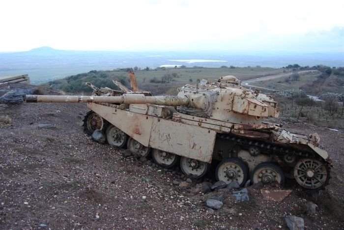 History: Golan Heights military wrecks