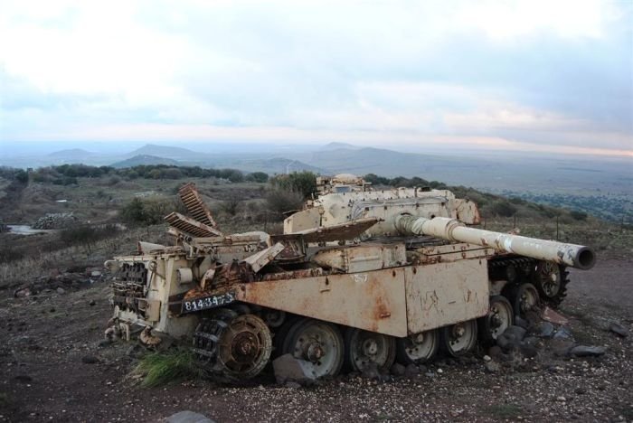 History: Golan Heights military wrecks