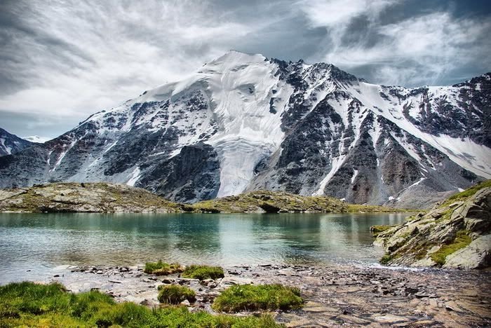 mountains in winter