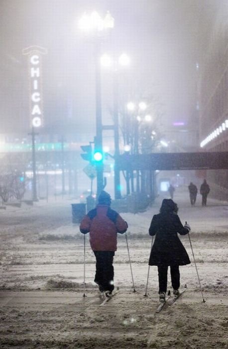 2011 Groundhog Day Blizzard, North America