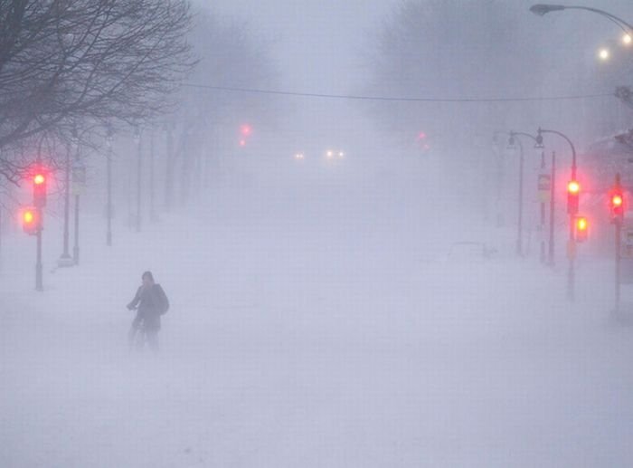 2011 Groundhog Day Blizzard, North America