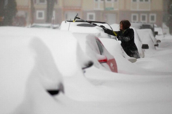 2011 Groundhog Day Blizzard, North America