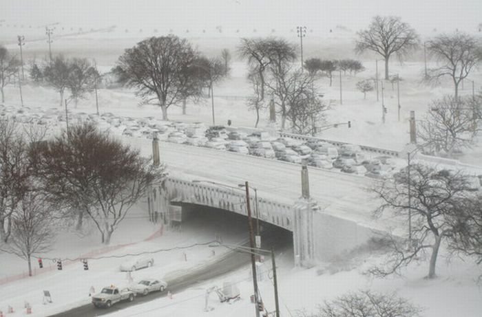 2011 Groundhog Day Blizzard, North America