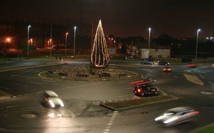 Magic roundabout, Swindon, England, United Kingdom
