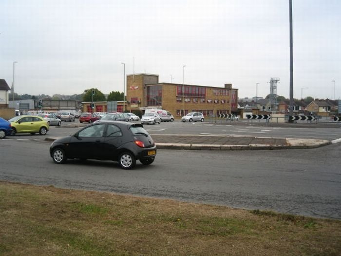 Magic roundabout, Swindon, England, United Kingdom