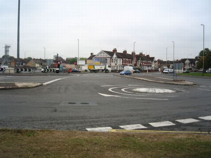 Magic roundabout, Swindon, England, United Kingdom