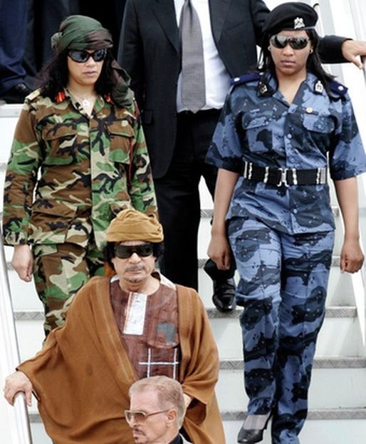 The Amazonian Guard of Muammar al-Gaddafi, Libya