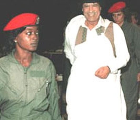 The Amazonian Guard of Muammar al-Gaddafi, Libya