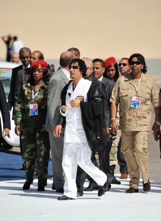 The Amazonian Guard of Muammar al-Gaddafi, Libya