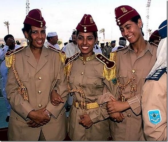 The Amazonian Guard of Muammar al-Gaddafi, Libya