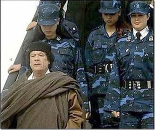 The Amazonian Guard of Muammar al-Gaddafi, Libya