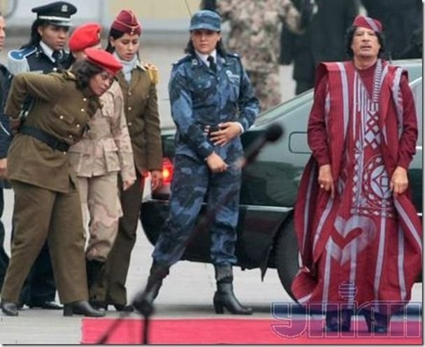 The Amazonian Guard of Muammar al-Gaddafi, Libya