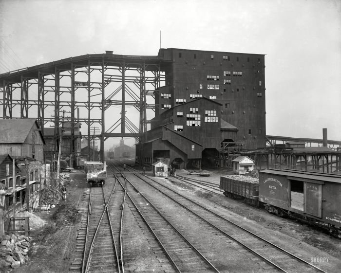 History: Black and white city photography, United States