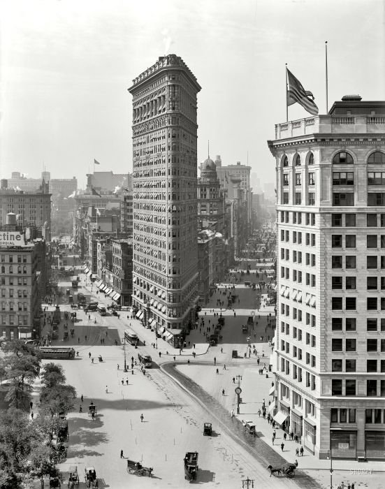 History: Black and white city photography, United States