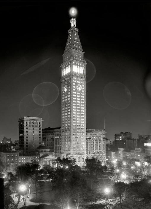 History: Black and white city photography, United States