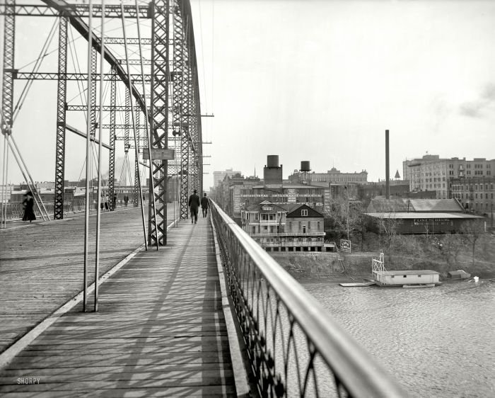 History: Black and white city photography, United States