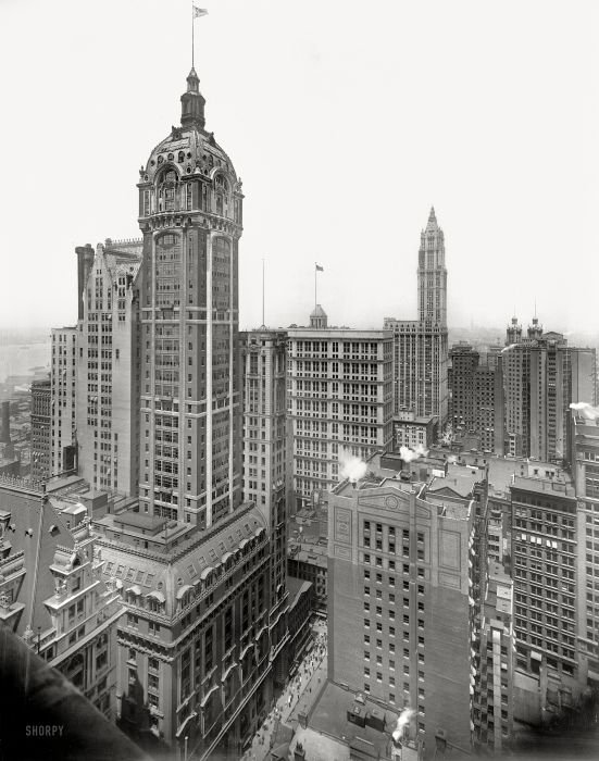 History: Black and white city photography, United States