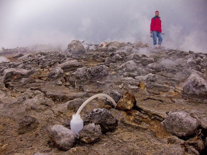 Nyiragongo Crater, Virunga National Park, Democratic Republic of the Congo