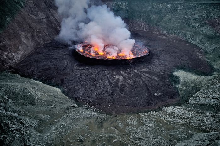 Nyiragongo Crater, Virunga National Park, Democratic Republic of the Congo