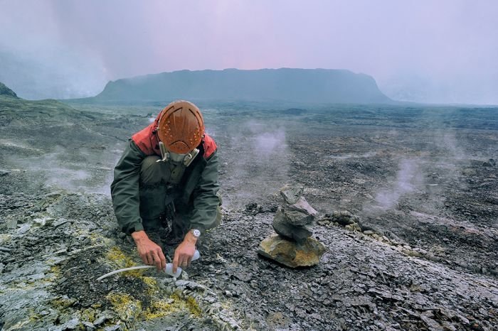 Nyiragongo Crater, Virunga National Park, Democratic Republic of the Congo