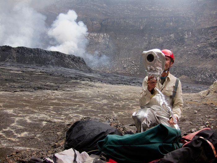 Nyiragongo Crater, Virunga National Park, Democratic Republic of the Congo