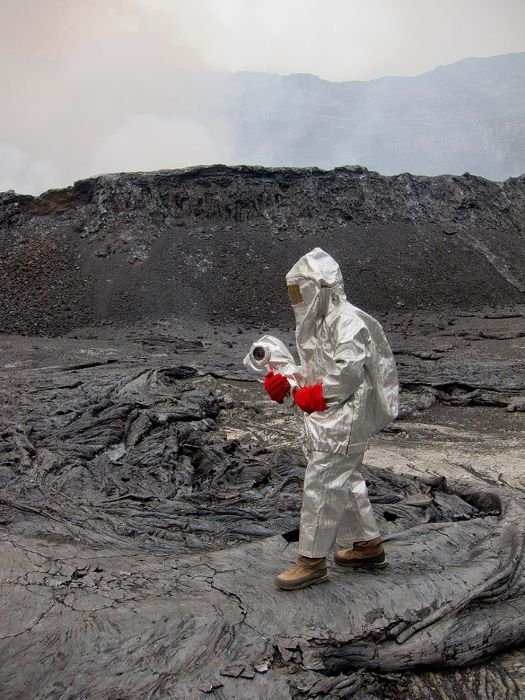 Nyiragongo Crater, Virunga National Park, Democratic Republic of the Congo