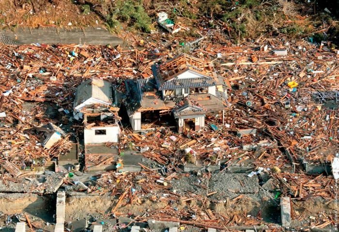 2011 Sendai earthquake and tsunami, Tōhoku region, Pacific Ocean