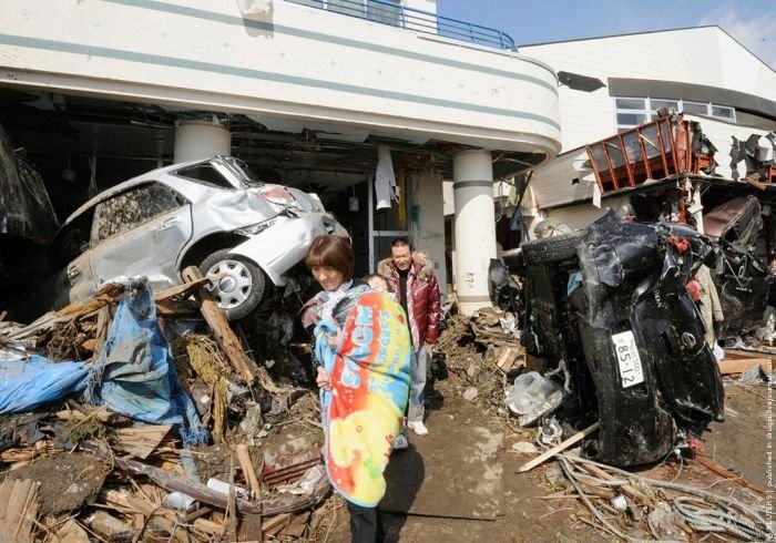 2011 Sendai earthquake and tsunami, Tōhoku region, Pacific Ocean