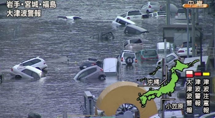 2011 Sendai earthquake and tsunami, Tōhoku region, Pacific Ocean