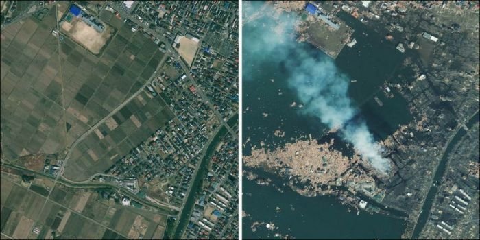 2011 Sendai earthquake and tsunami, Tōhoku region, Pacific Ocean