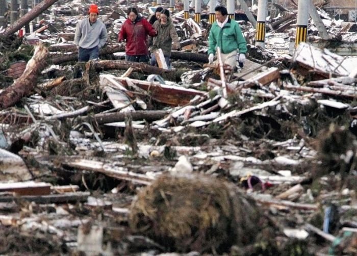 2011 Sendai earthquake and tsunami, Tōhoku region, Pacific Ocean