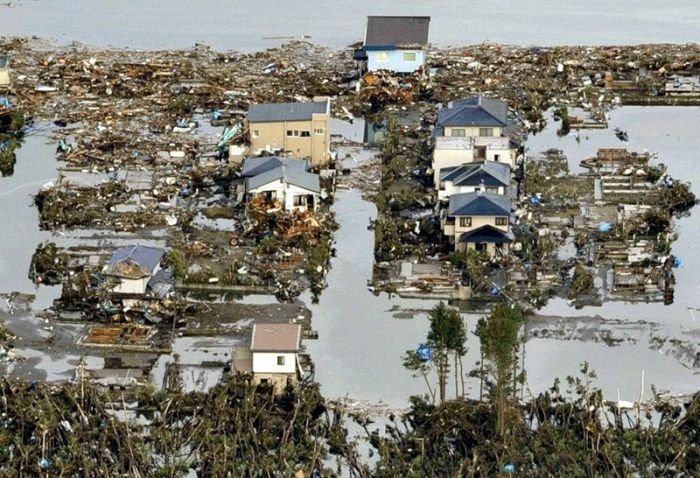 2011 Sendai earthquake and tsunami, Tōhoku region, Pacific Ocean