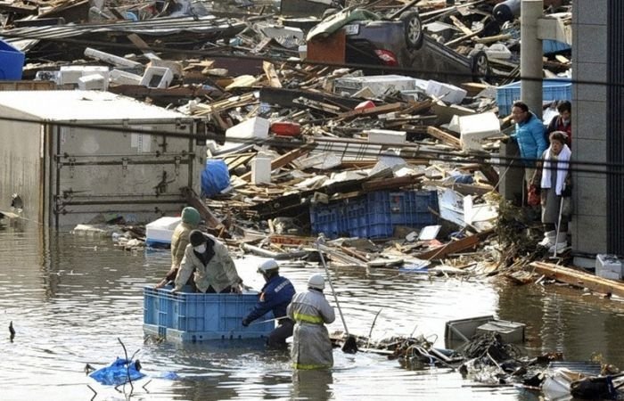 2011 Sendai earthquake and tsunami, Tōhoku region, Pacific Ocean