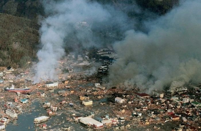 2011 Sendai earthquake and tsunami, Tōhoku region, Pacific Ocean