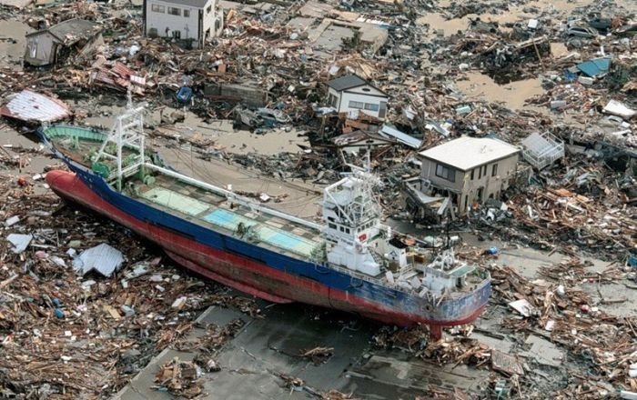 2011 Sendai earthquake and tsunami, Tōhoku region, Pacific Ocean