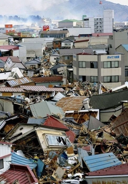 2011 Sendai earthquake and tsunami, Tōhoku region, Pacific Ocean