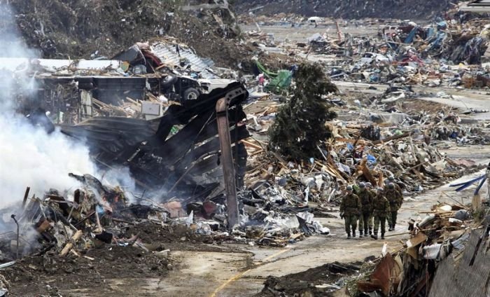 2011 Sendai earthquake and tsunami, Tōhoku region, Pacific Ocean